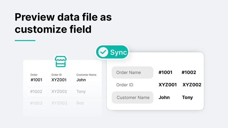 syncX: Export