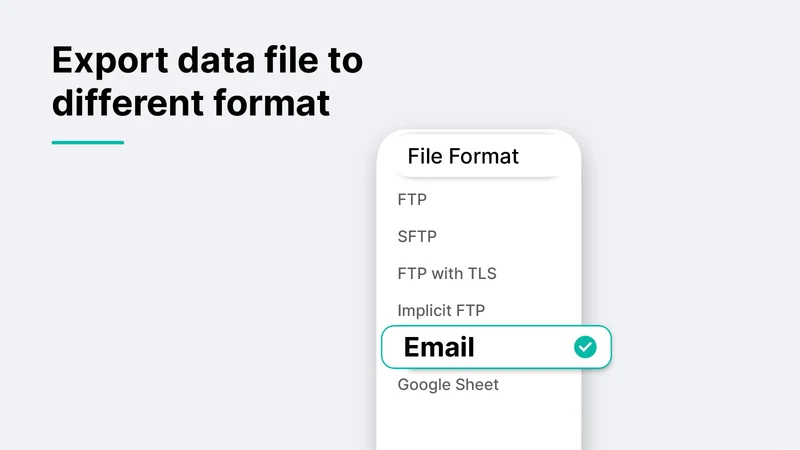 syncX: Export