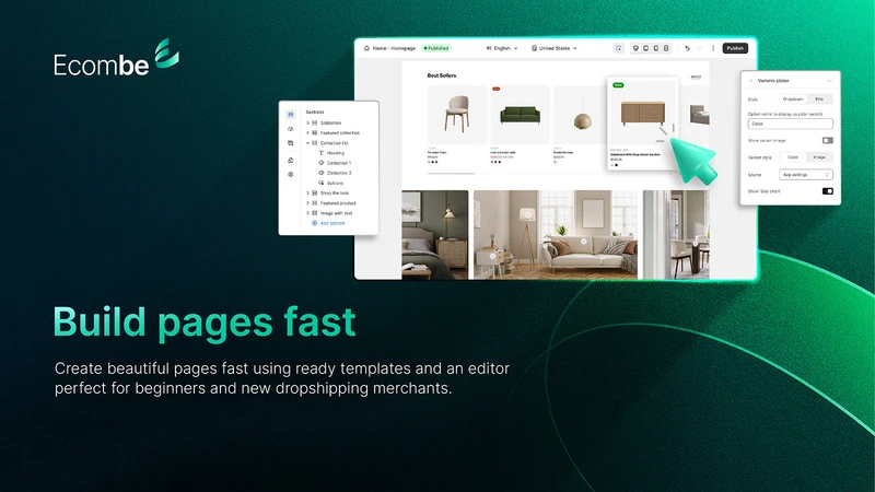 Ecombe ‑ Landing Page Builder