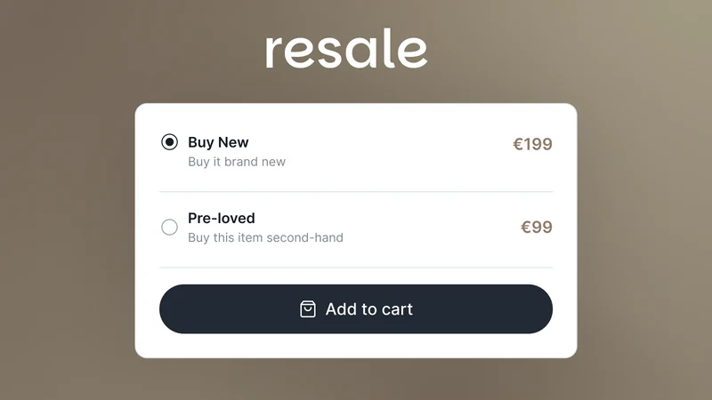 Weloop Recommerce for Fashion