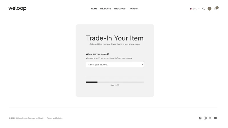 Weloop Recommerce for Fashion