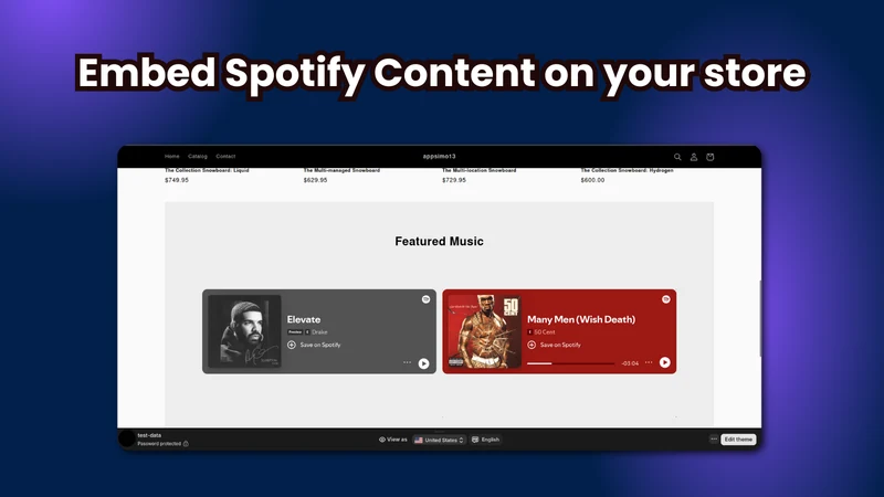 Embed Spotify Player
