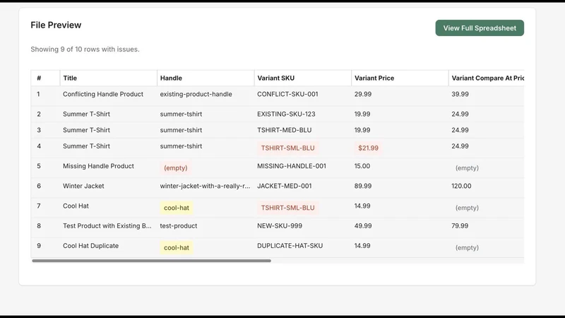 CSV Shield ‑ File Validator
