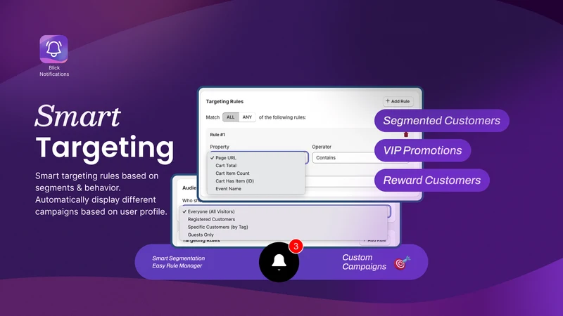 Blick │ On‑site notifications