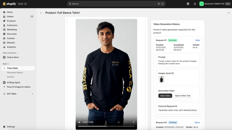 Videomate : AI Product Videos