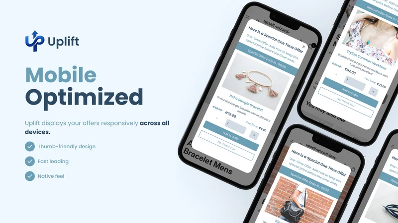Uplift ‑ Upsell Pop ups