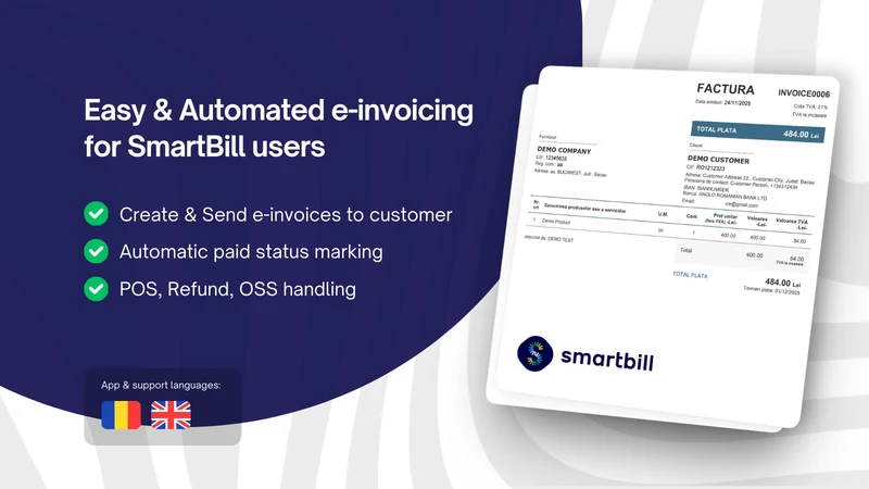 SmartBill • Integration