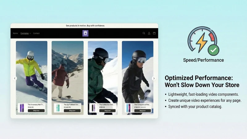 SalesUp Shoppable Video Slider