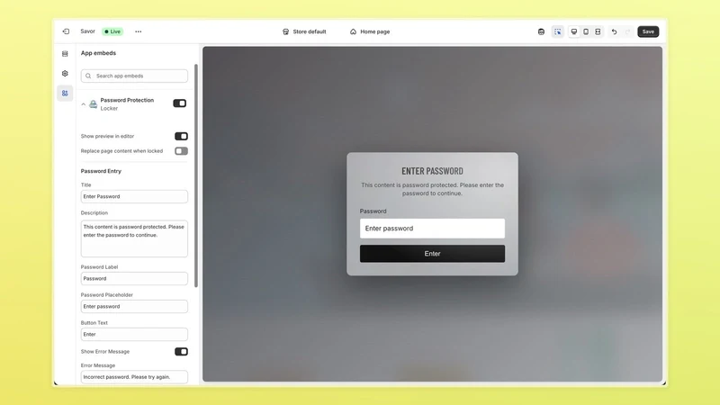 Locker ‑ Product Passwords