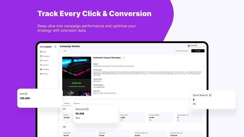 Bestreach: Email&SMS Marketing