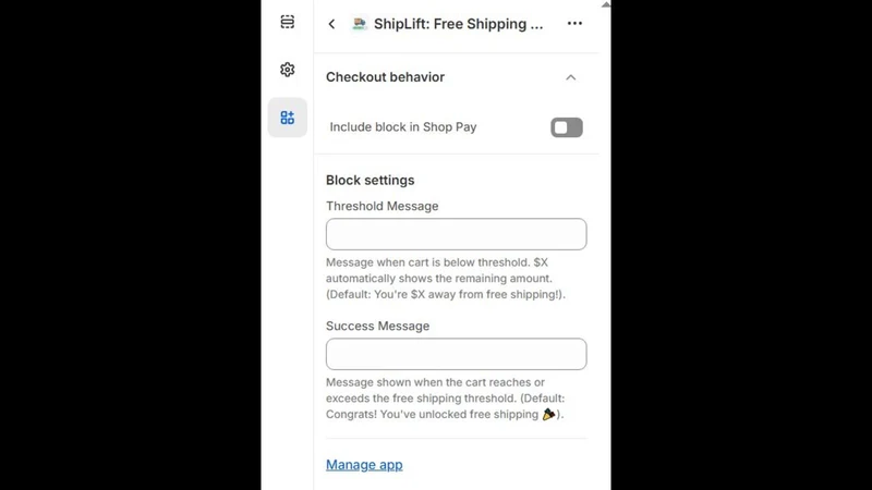 ShipLift: Free Shipping Bar