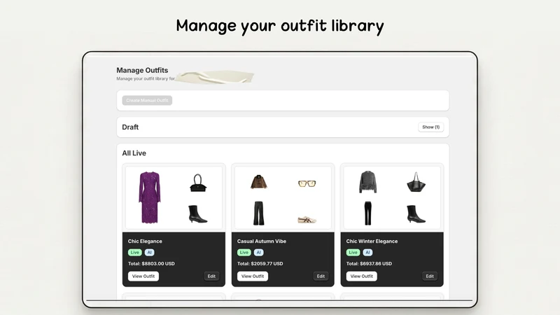 Nady AI Outfit Stylist &Upsell
