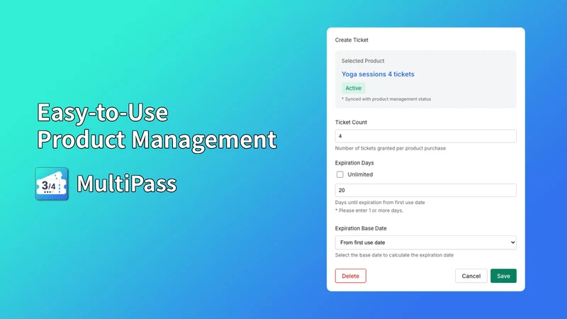 MultiPass: Multi‑session pass