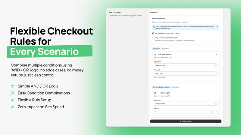 Craft Checkout Rules