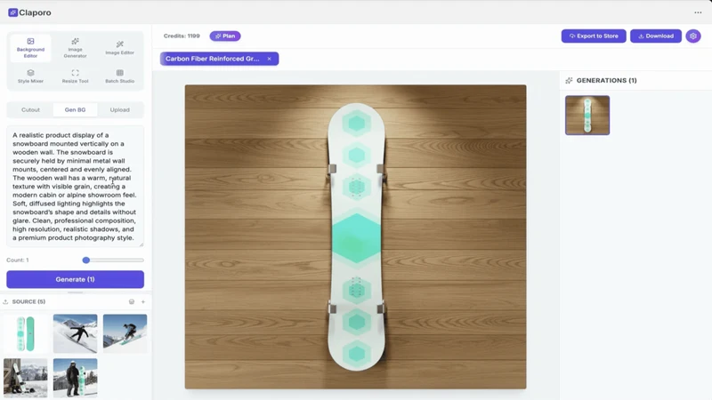 Claporo: Product Image Manager