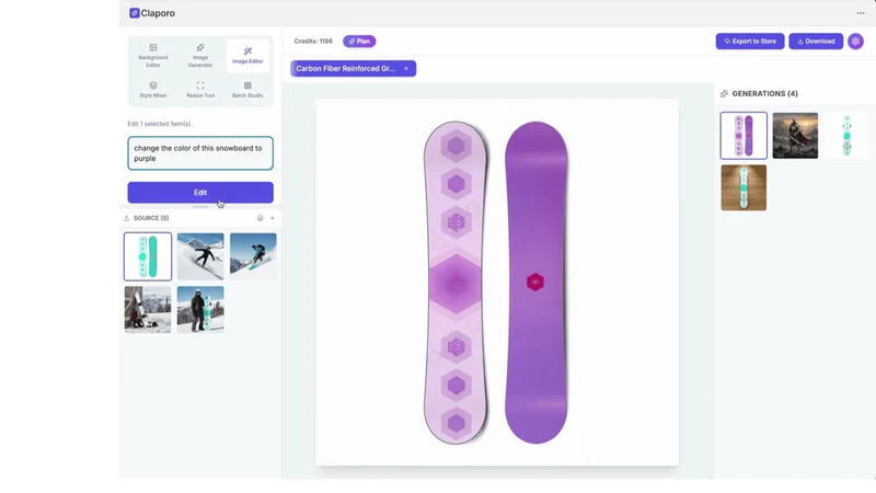 Claporo: Product Image Manager