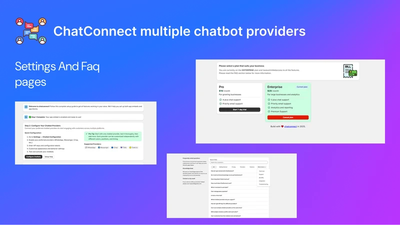 Chatconnect ‑ connect chatbots