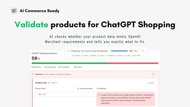 AI Commerce Ready