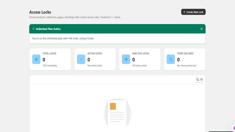 Access Control : Password Page