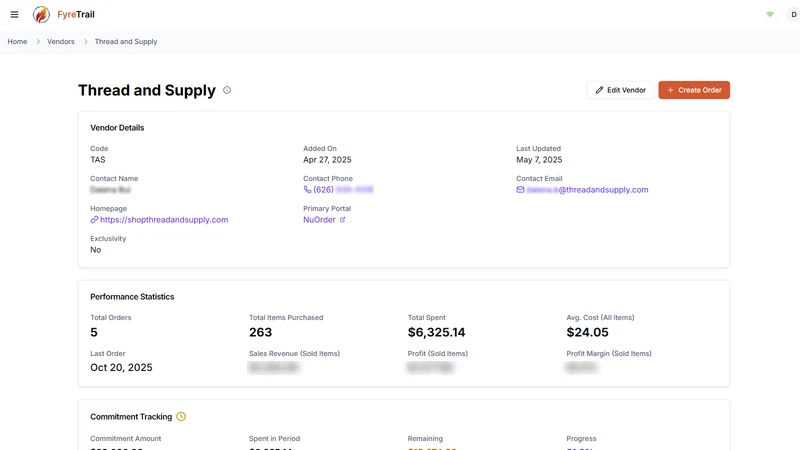 FyreTrail ‑ Retail Inventory