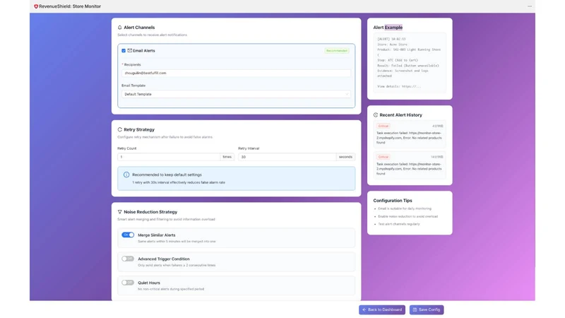 BestGuard: Store Alerts
