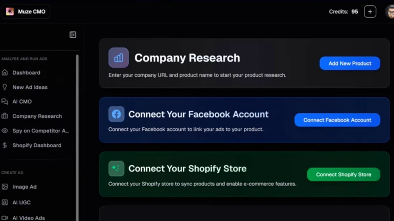 Muze AI CMO for Ads