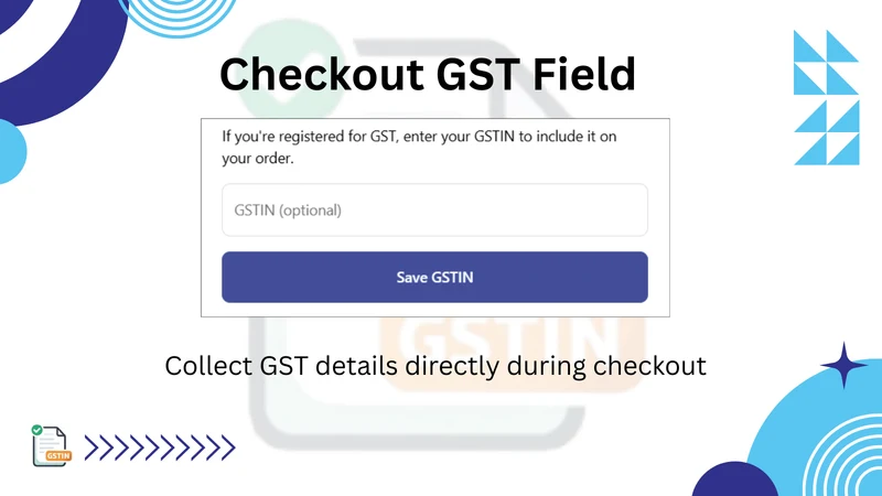 Checkout GST Number Field