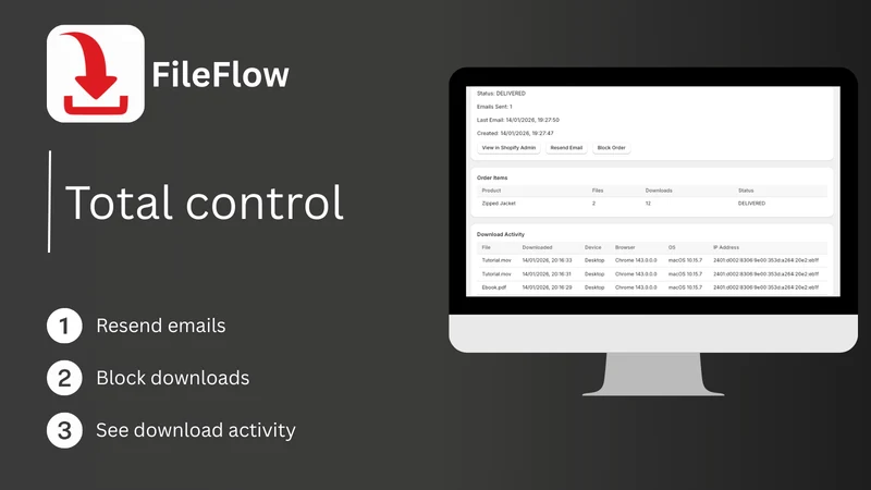 FileFlow ‑ Digital Downloads