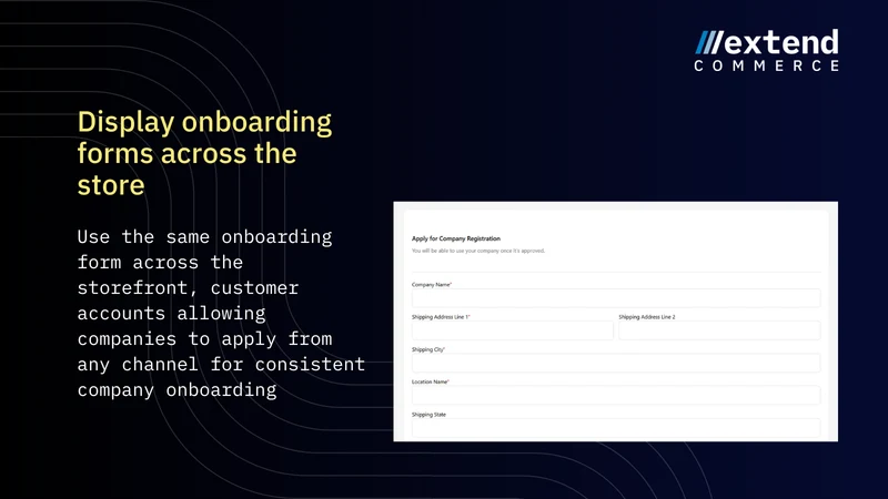 Extend B2B Onboarding
