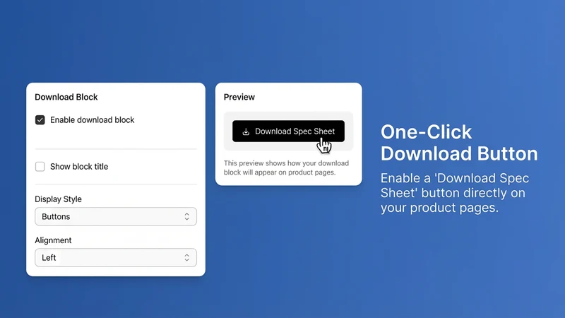 Custom PDF Tear Sheets