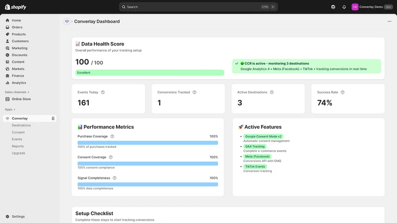 Converlay: Server Tracking