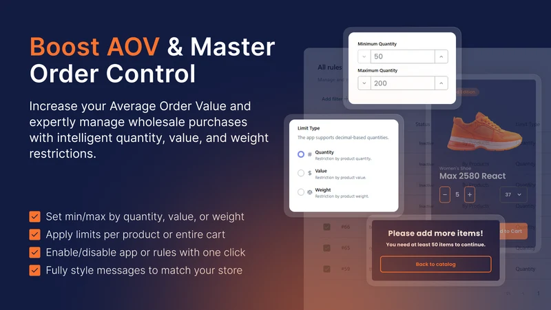 Commetiq: MOQ & Order Limits