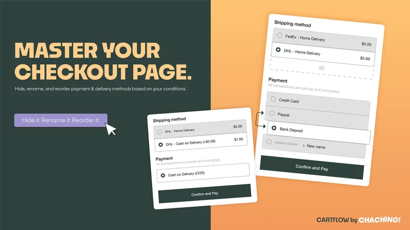 Cartflow: COD Payment Methods