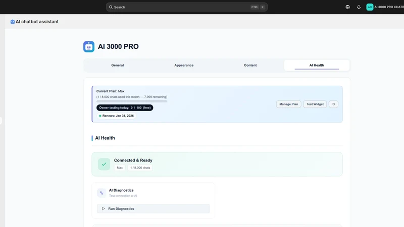 AI 3000 PRO ‑ AI Chatbot