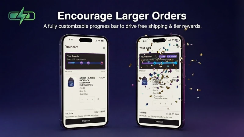 Turbo Cart Progress Bar & Gift