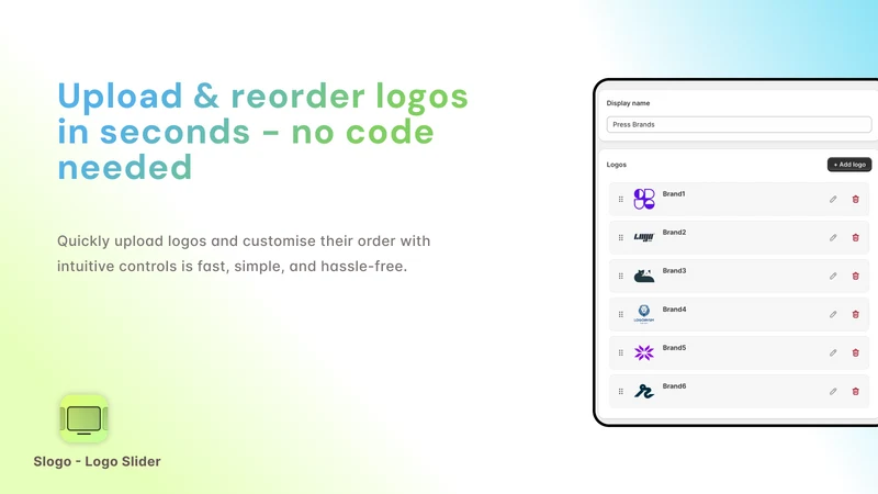 Slogo Logo slider Pro