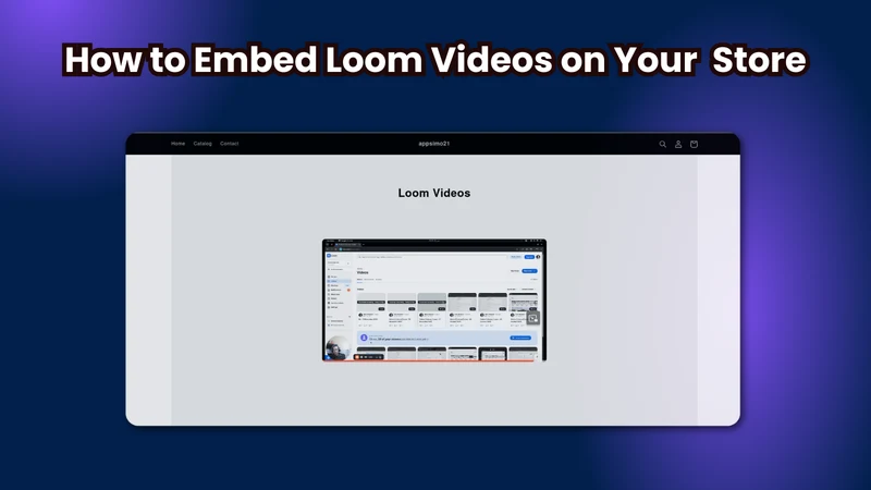 Embed Loom Videos