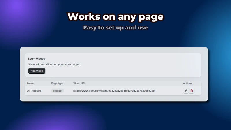 Embed Loom Videos