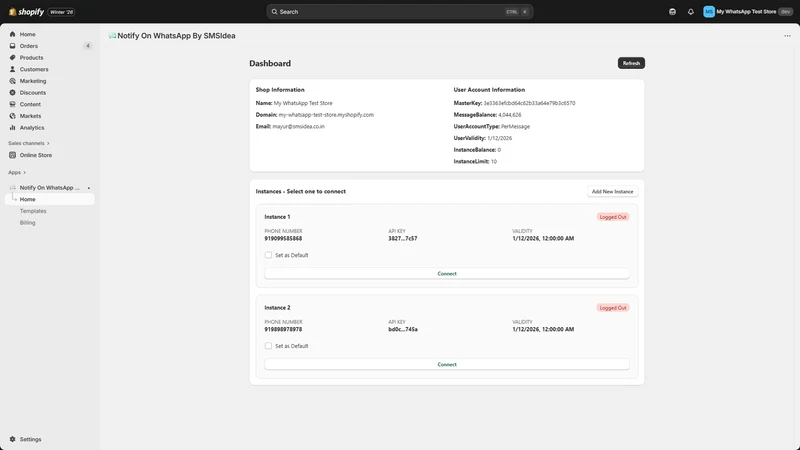 Notify On WhatsApp By SMSIdea