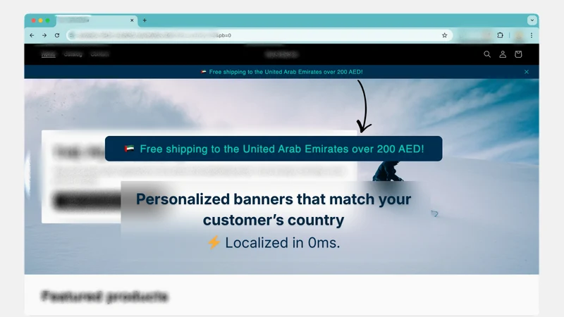 NativeBanner – GeoTargeted Bar