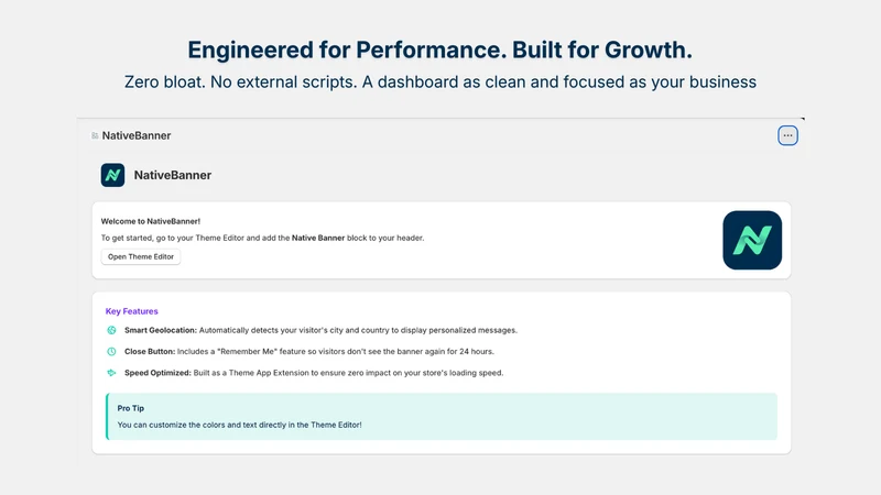 NativeBanner – GeoTargeted Bar
