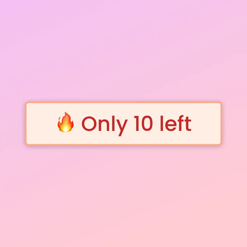 Product Badge ‑ Low Stock