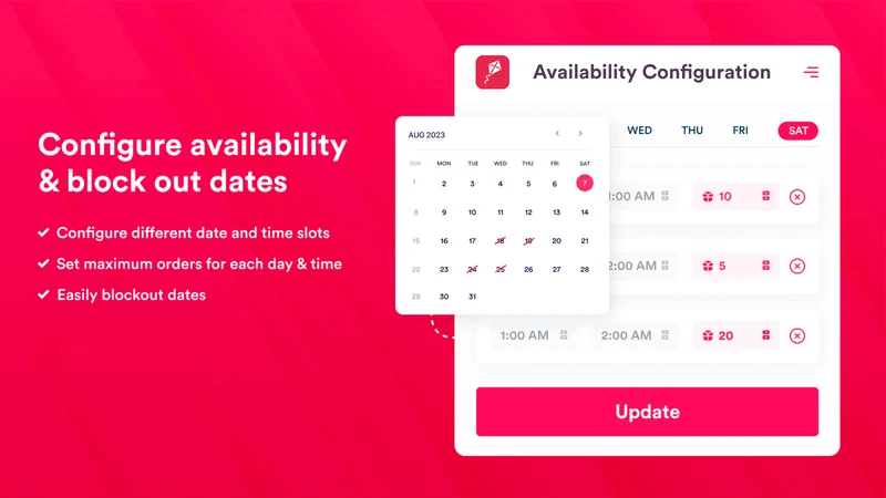 Delivery Date Picker Kite