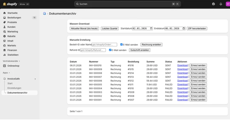 InvoiceSafe: VAT Invoices