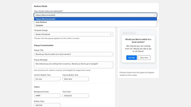 Geo: Redirect & Country Block