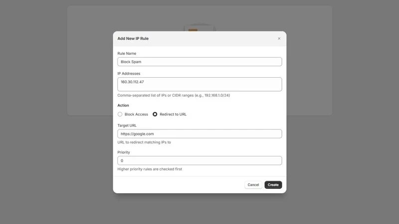 Geo: Redirect & Country Block