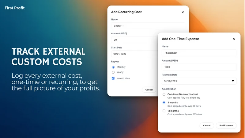 FirstProfit – Profit Analytics