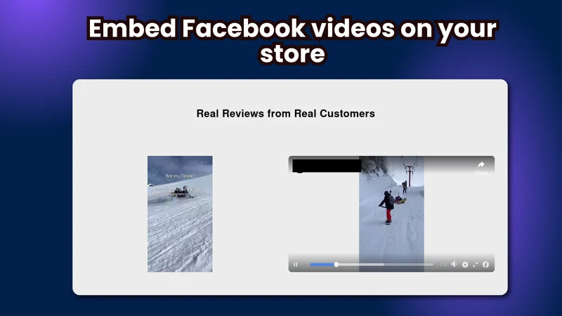 Embed Facebook Video