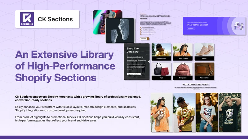 CK — Theme Sections & Upsells
