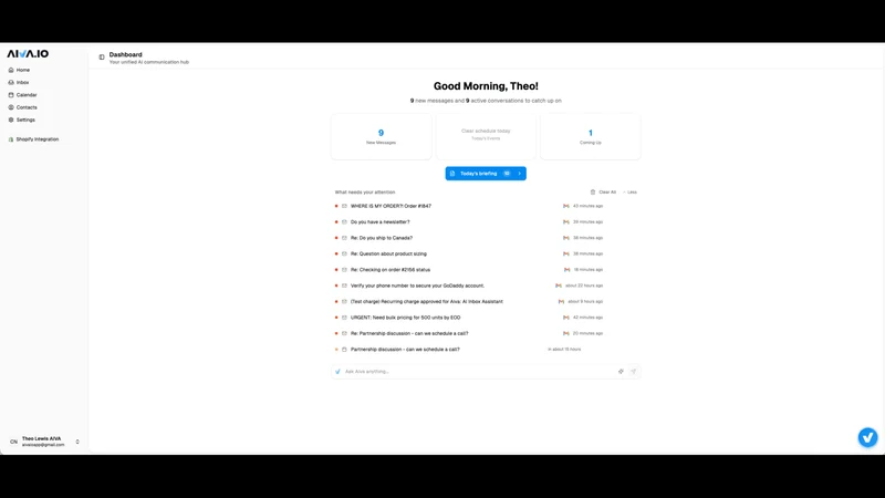 Aiva: AI Inbox Assistant